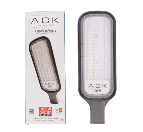 Ack Led Sokak Armatürü 100W Beyaz AT41-19130