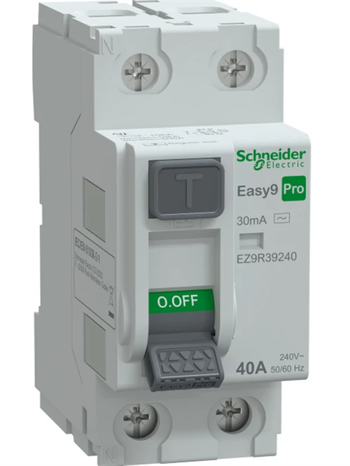 Schneider Monofaze Kaçak Akım Rölesi 2P 40A 30MA 10KA EZ9R39240Sigortalar