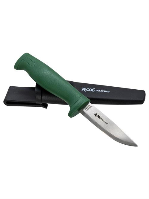 Rox Camping Bushcraft Eco Paslanmaz Çelik Kamp Bıçağı Yeşil 153CAMP0320