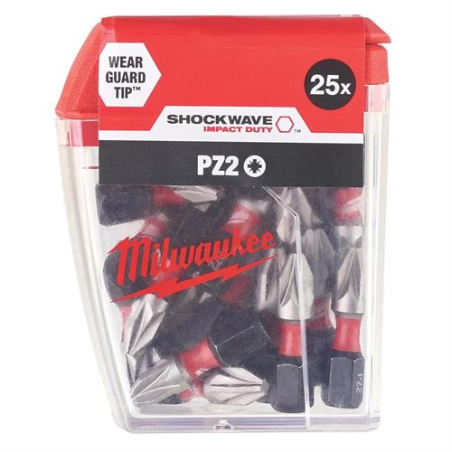 Milwaukee Bits Uç Pz2 25 MM 25li Paket 4932430864