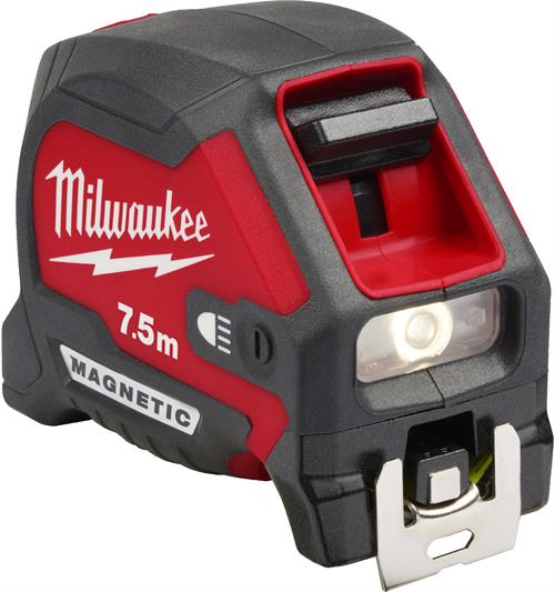 Milwaukee Manyetik Şerit Metre Led Işıklı 7.5MT 4932492469