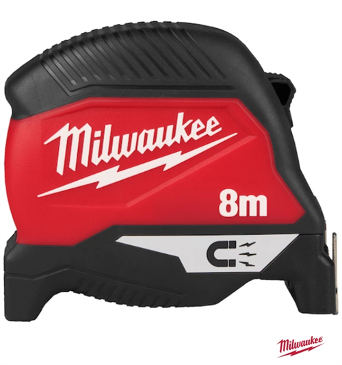 Milwaukee Şerit Metre Manyetik 8 MT 4932498770