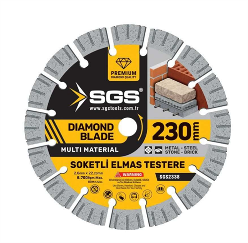 Sgs Soketli Elmas Testere 230 mm SGS2338Testereler