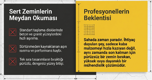 Sgs Çift Sıra Elmas Beton Taşlama Diski 115 mm SGS2313