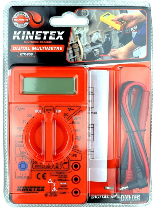 Kınetex Dijital Multimetre  KTX-659