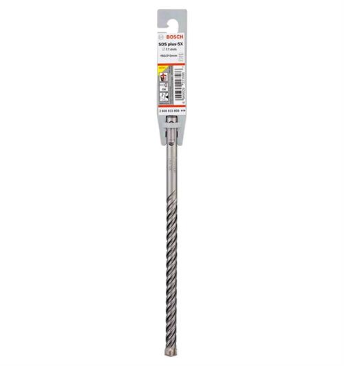 Bosch SDS Plus-5X 11 X 210 MM Dört Elmaslı Matkap Ucu 2608833805
