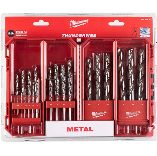 Milwaukee Metal Matkap Ucu Set 25 Parça (1-13) Thunderweb Seri 4932493870