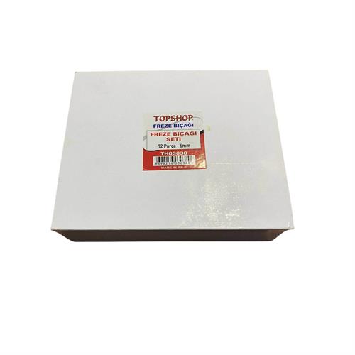 Topshop TH03038 Freze Bıçağı Seti 6 MM 12 Parça 