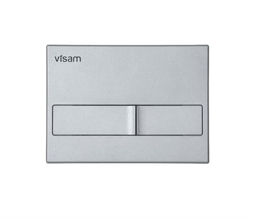 Visam Karina Gömme Rezervuar Kumanda Paneli Mat Krom (2 Kademeli) - 226-001