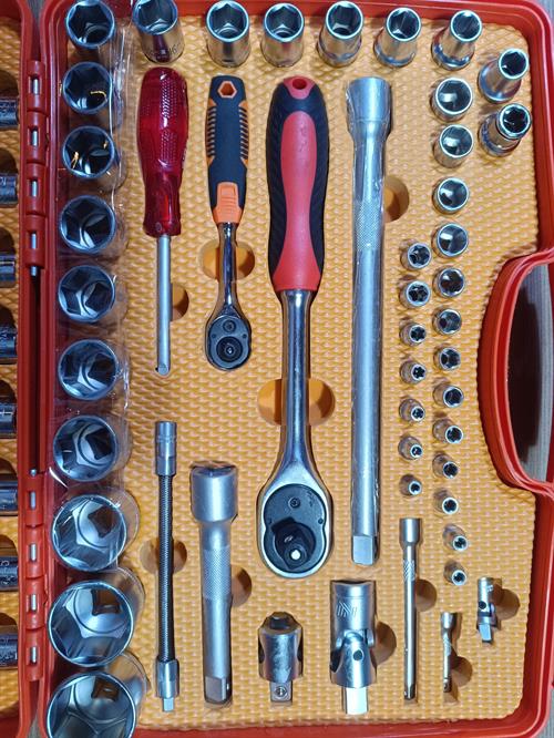 Rico 110 Parça 6 Köşe Lokma Takımı  1/2 & 1/4 RC1011