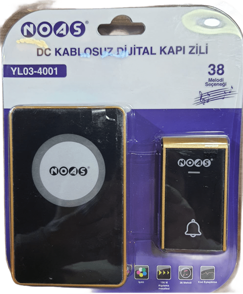 Noas Kablosuz Dijital Kapı Zili YL03-4001