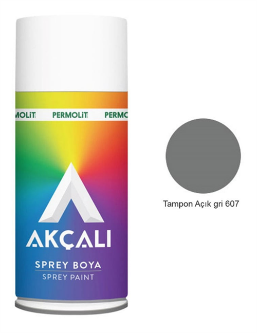 Akçalı Tampon Boyası 400 ML Açık Gri
