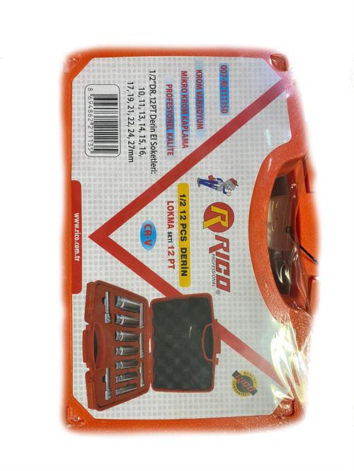 Rıco Uzun Lokma Seti 12 Köşe 1/2 12 Pc RC1113