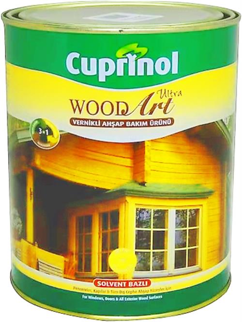 Marshall Cuprinol Woodart Ultra Vernikli Ahşap Bakım Ürünü Şeffaf 2.5 LT