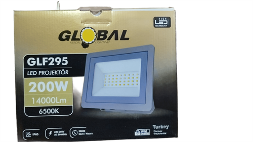 Global Led Projektör 200W Beyaz GLF295
