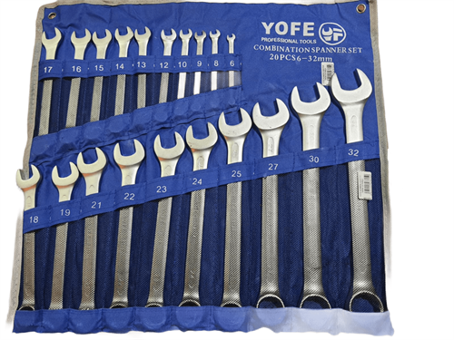 Yofe Kombine Anahtar Takımı 20 PARÇA