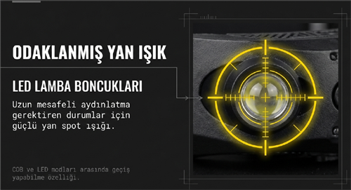 Gold Orıon Kafa Lambası Sensörlü 689-2
