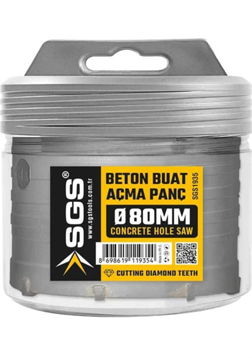 Sgs Beton Buat Açma Panç 80 mm SGS1935