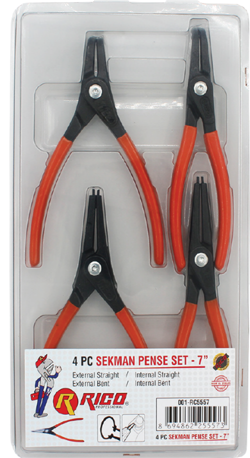 Rıco 4pc Segman Pense Seti 7 RC5557