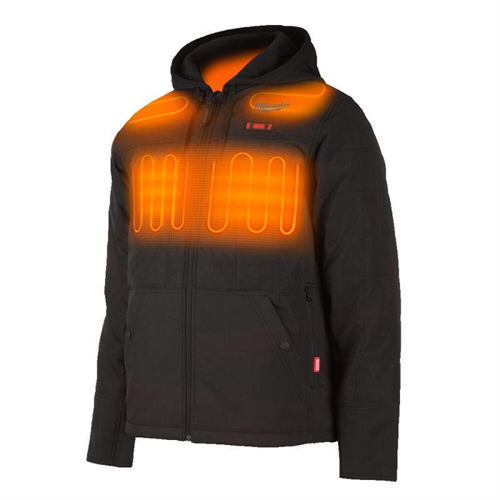 Milwaukee M12 HPJbl2-0 XL Isıtıcılı Puffer Mont Siyah 4932480074