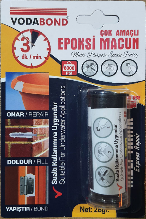 Vodabond Epoksi Macun 9 Gr X 2