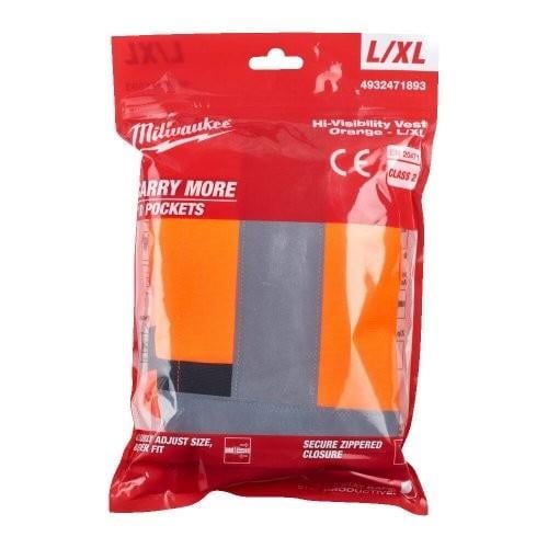 Milwaukee Yüksek Görünürlüklü Yelek Turuncu L/XL 4932471893
