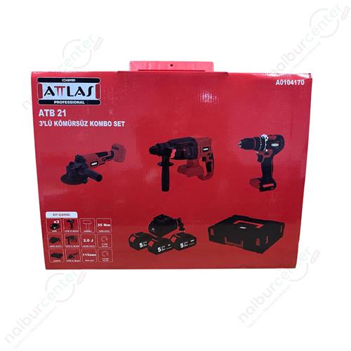 Attlas ATB-21 3lü Kömürsüz Motor Kombo Set A0104170