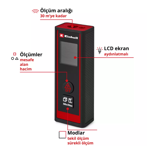 Einhell Tc-Ld 30 R Lazer Ölçü Aleti 2270077