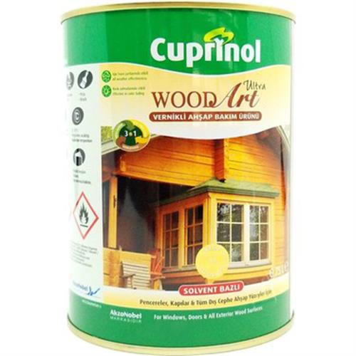 Marshall Cuprinol Woodart Ultra Vernikli Ahşap Bakım Ürünü Şeffaf 2.5 LT