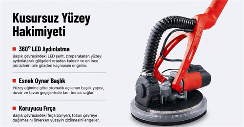 Attlas Ats750P Duvar Zımpara Makinası A0105037