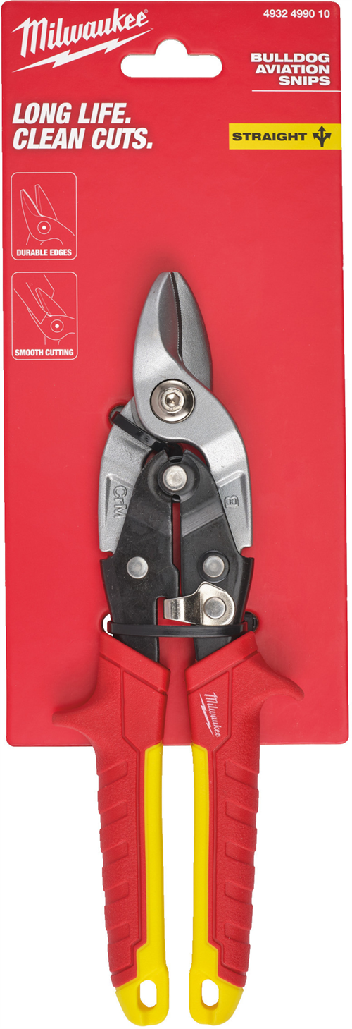 Milwaukee Kaportacı Makası Düz Kısa 210 mm 4932499010
