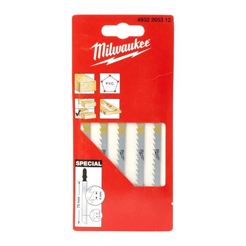 Milwaukee Dekupaj Bıçağı Special 75 MM 5li 4932265312