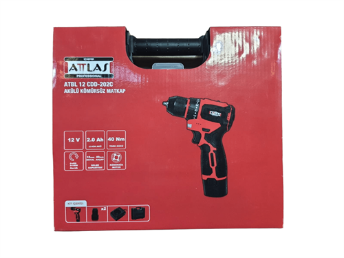 Attlas Atbl 12 Cdd-202C 12V Akülü Kömürsüz Matkap