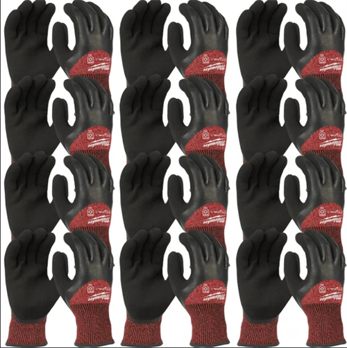 Milwaukee 3.Derece Kesik Korumalı Nitril Eldiven 9/L PK(12) 4932479013