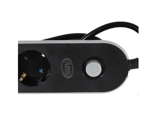 Ars 348765 Akım Korumalı 2 Metre 3lü Priz 2xUSB 2xType C Girişli
