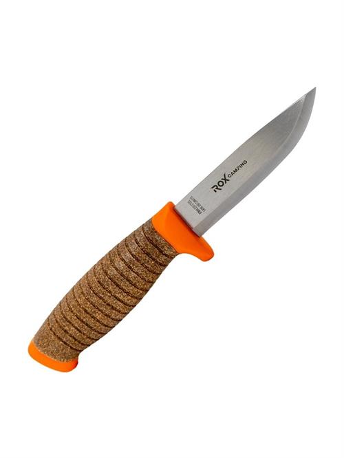 Rox Camping Bushcraft  Plus Paslanmaz Çelik Kamp Bıçak Turuncu 153CAMP0321