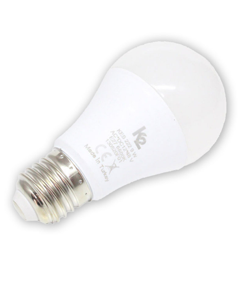 K2 Led Şarjlı Ampul E27 9W Beyaz  Kes075