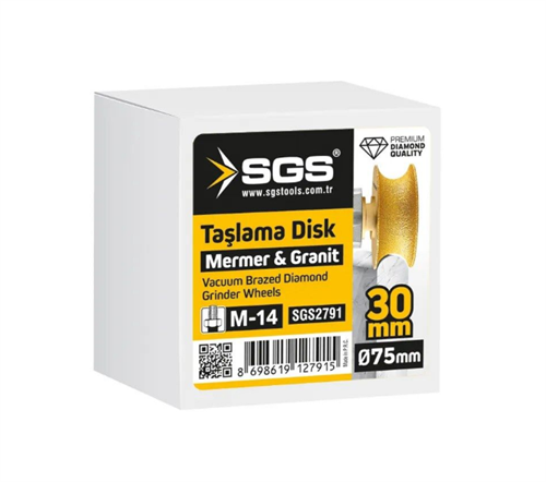 Sgs Taşlama Disk Mermer-Granit M14 75MM*30mm SGS2791