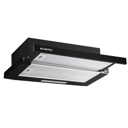 Kumtel Sürgülü Aspiratör Siyah DS6-905A