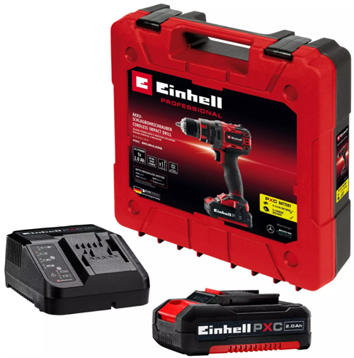 Einhell TP-CD 18/60 Lİ-İ BL Kit 1*2.0AH Akülü Darbeli Vidalama 4514211