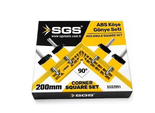 Sgs Abs Köşe Gönye Seti 200 mm SGS2091