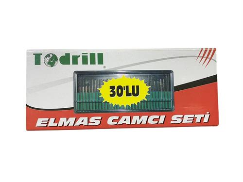 Todrill TD50903 Elmas Camcı Seti 30LU 