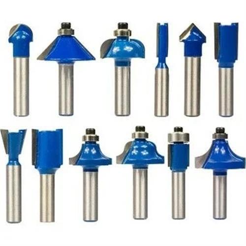 Topshop Th03039 Freze Bıçağı Seti 8 MM 12 Parça 