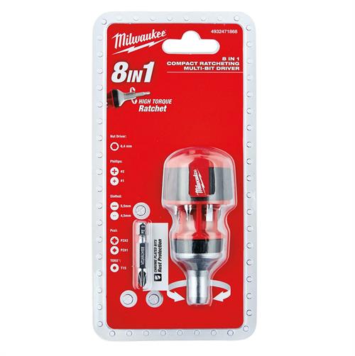 Milwaukee Cırcırlı Topaç Tornavida 8 IN 1 4932471868