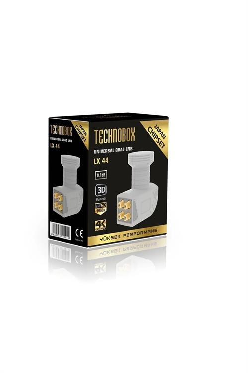 Technobox LX-22 Universal Dual İkili Lnb Japan Chipset 3d Ve 4k Yayınlarına Uygundur