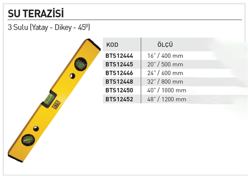 BTS Su Terazisi 80 CM BTS12448