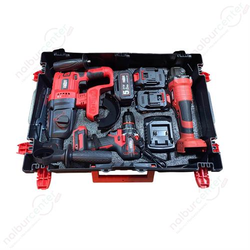 Attlas ATB-21 3lü Kömürsüz Motor Kombo Set A0104170