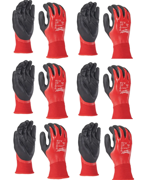 Milwaukee Sıvı ve Yağ 1.Derece Kesik Korumalı Eldiven 10/XL PK(12) 4932493226