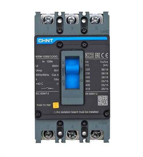 Chint NXM-125S 3 Kutuplu 125A 25KA Sabit Kompakt Şalter 131363