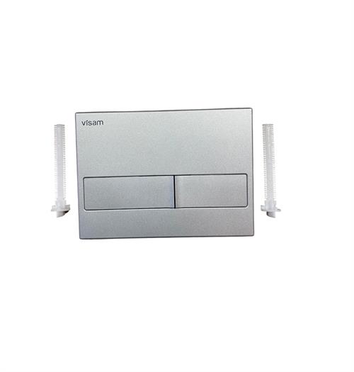 Visam Karina Gömme Rezervuar Kumanda Paneli Mat Krom (2 Kademeli) - 226-001